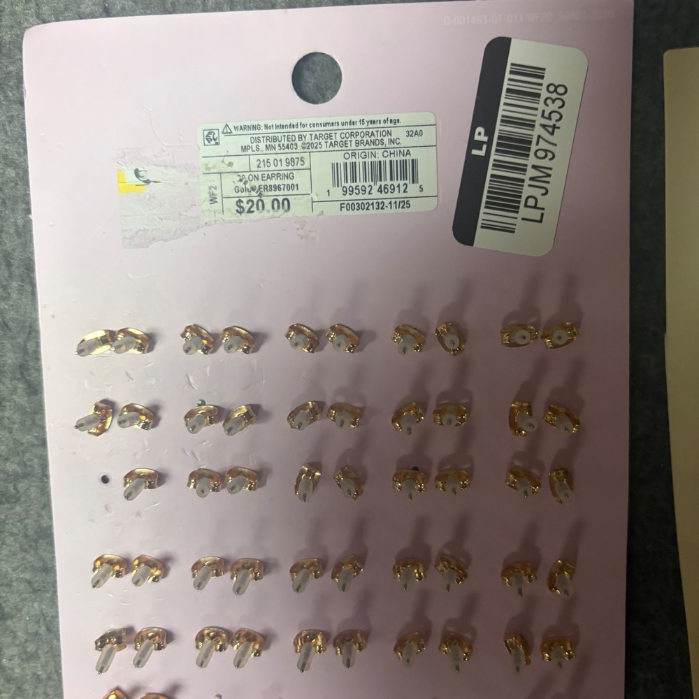 Wild Fable & A New Day Earring Set Bundle 30+ Pairs Gold Silver Tone Nickel Free - Picture 3 of 4